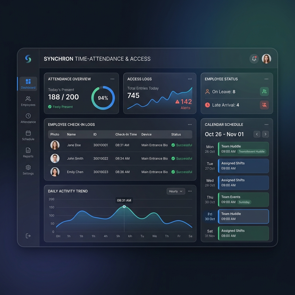 Time-Attendance Integration Dashboard