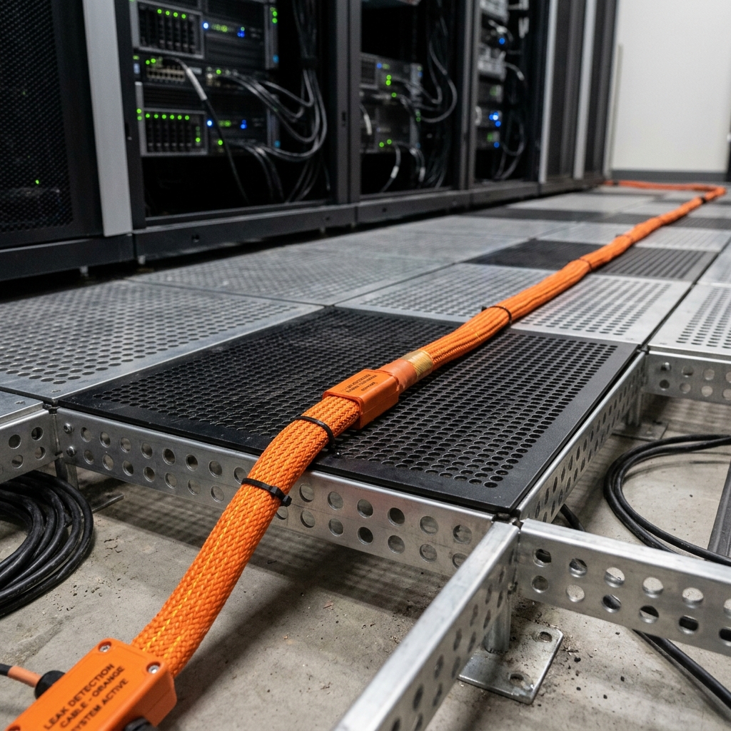 Water Leakage Detection Sensing Cable Installation