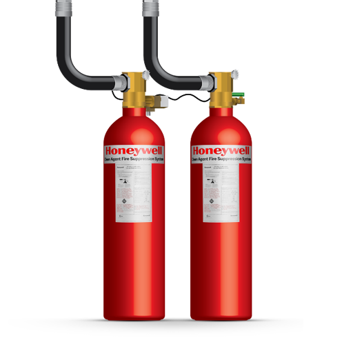 CLEAN AGENT GAS BASED TUBING SUPPRESSION SYSTEM