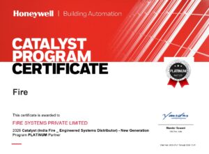 HON Catalyst Certificate Fire